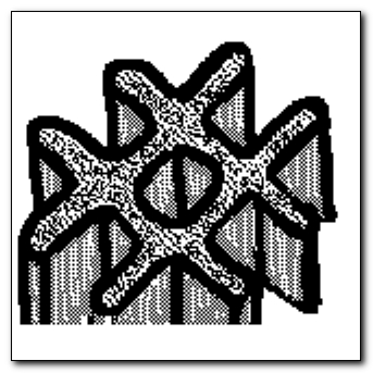 Mind-saving doodle - cast snowflake