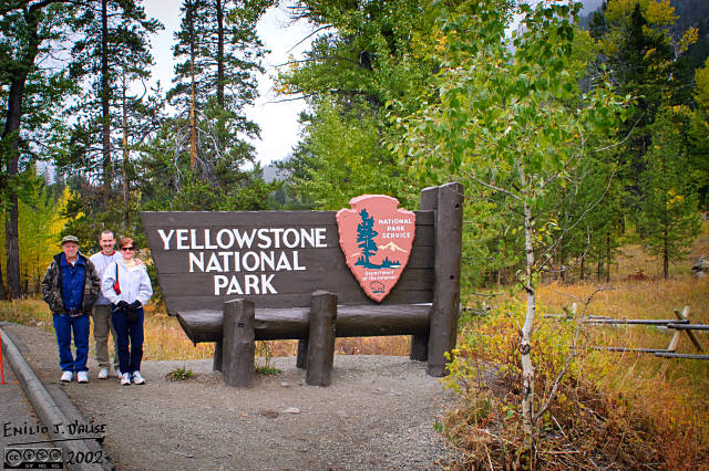 Our last Yellowstone Park 2002 photograph