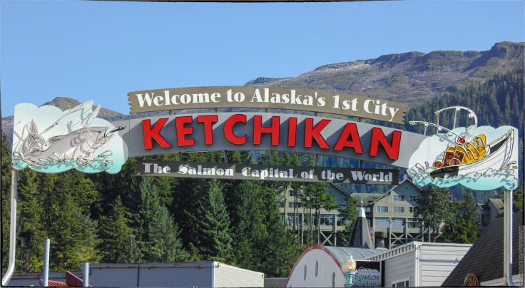 Ketchikan welcome sign